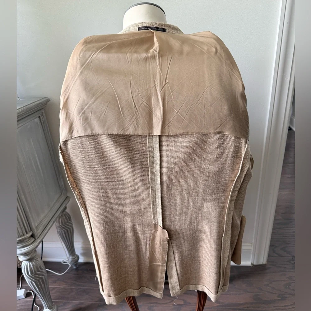 Ermenegildo Zegna Soft Half Lined Silk Wool Lightweight Sport Coat